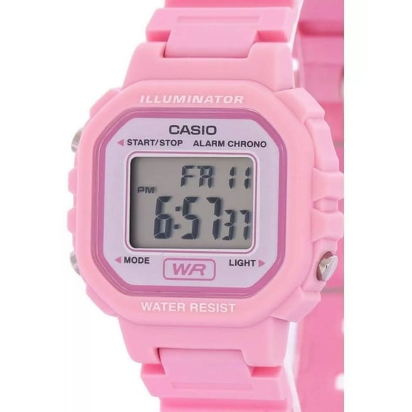 Reloj Casio Dama La-20wh-4a1cf Rosa Claro Fondo Rosa Pálido
