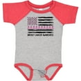 thumbnail image 3 of Inktastic Breast Cancer Awareness Pink Ribbons and Flag Boys or Girls Baby Bodysuit, 3 of 5