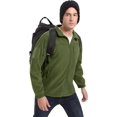 thumbnail image 7 of Men's Fleece Jacket Tactical Full-Zip Winter Coat Jackets Multi Pockets, 7 of 7