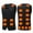 Black, variant on Meichang Heated Vest for Men and Women Plus Size Outdoor Work Outerwear Rechargeable with USB Port Heated Jacket Skiing Thermal Heated Coat