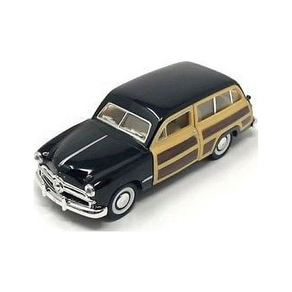 Kinsmart 5" 1949 Ford Woody Wagon Diecast Model Toy Car 1:40 Black