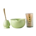 thumbnail image 2 of Juego de 4 piezas para preparar matcha con tazón y utensilios Verde claro, 2 of 9
