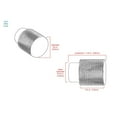 thumbnail image 2 of CKP #6500 Linear Collection 3/4 in. (20mm) Knurled Aluminum Knob, Brushed Nickel, 2 of 4