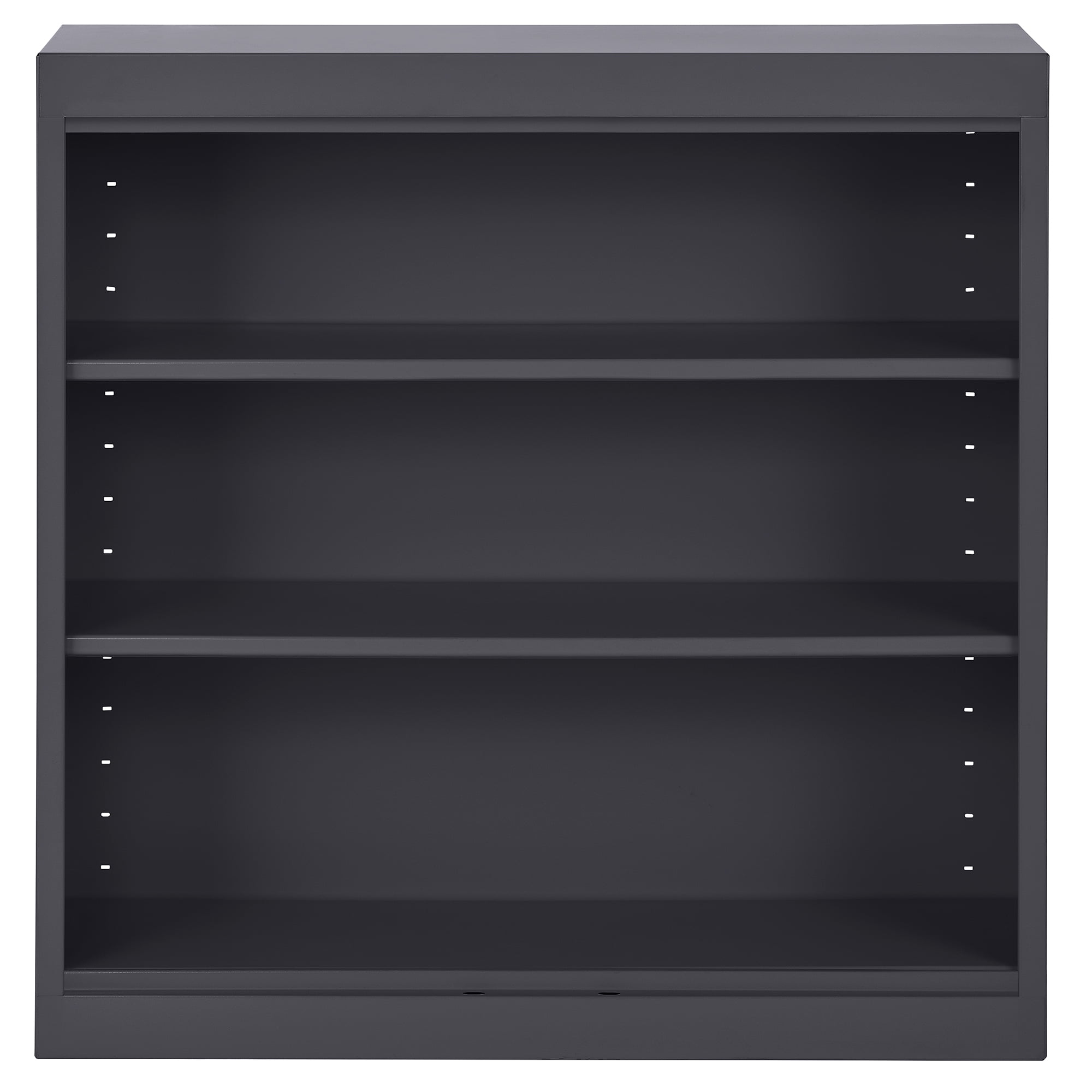 Sandusky Welded Steel Freestanding Bookcase Storage Cabinet, Black