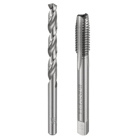 Uxcell Tap and Drill Bit Set, 5/16-18 UNC Straight Flute Thread Tap & 6.5mm Drill Bit