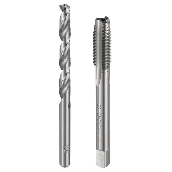 Uxcell Tap and Drill Bit Set, 5/16-18 UNC Straight Flute Thread Tap & 6.5mm Drill Bit