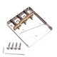 thumbnail image 1 of Sonducket Piezas de reparación de puente de sillín de guitarra eléctrica, cuerda de Color sólido, pieza modificada de reparación profesional de cola Accesorios para instrumentos musicales Sonducket OD025995-00, 1 of 6