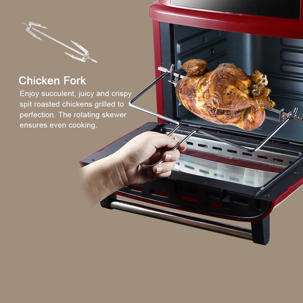 Lowestbest 16.91-Quart Large-Capacity Air Fryer Oven, 1800W Multi-Function Air Fryer, Claret-Red Lowestbest 16.91-Quart Large-Capacity Air Fryer Oven, 1800W Multi-Function Air Fryer, Claret-Red