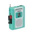 thumbnail image 1 of Reproductor de casetes Jensen CR-100 Radio AM/FM portátil retro, 1 of 6