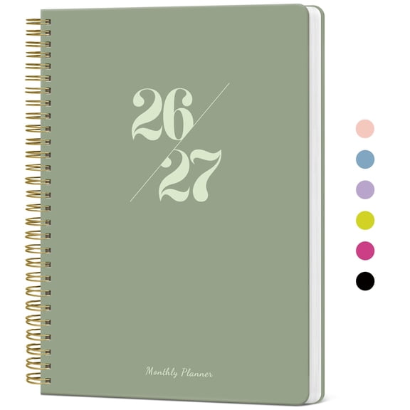 Monthly Planner 2026-2027, 18 Months Calendar Planner 2026-2027, Runs from July 2026 - December 2027, 7" x 10", Perfect for School Office Home Planning