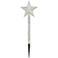 thumbnail image 4 of Northlight Lighted Star Christmas Pathway Marker with Lawn Stakes -  5' - Clear Lights - 4ct, 4 of 9