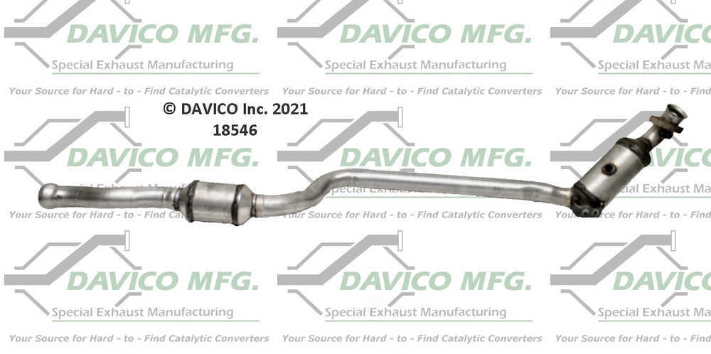 Davico Mfg 18546 Direct-Fit Catalytic Converter