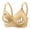 #1_Beige, variant on Cleaning Printed Bra for Women Full Coverage Shelf Bralettes Anti-Sagging Support Push-Up Bras Adjustable Straps Brassiere Wireless Everyday Seamless Bralette Lightweight Plus Size Underwear
