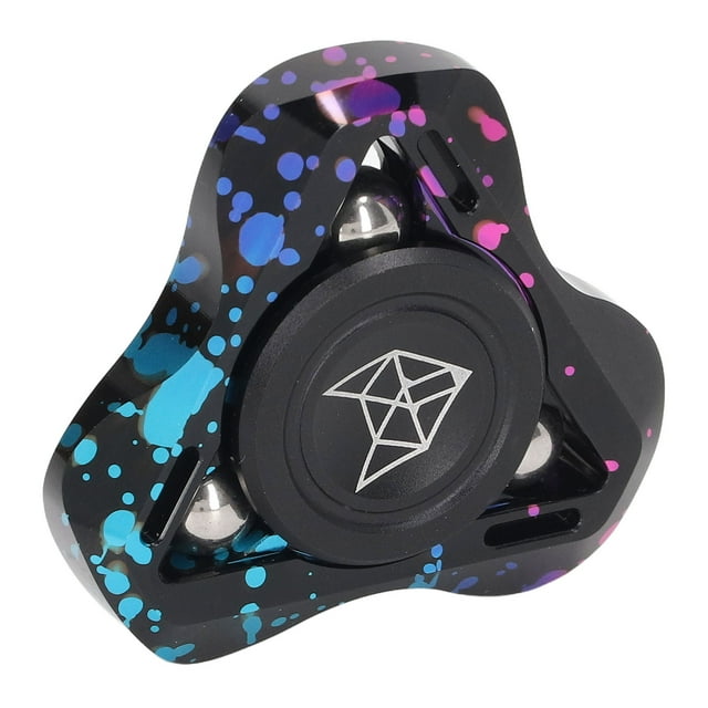 Hand Toy, Rotation Sensory Toy Creative Metal For Adults For Meditating Black,Multicolor