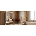 thumbnail image 6 of Strafriture LED Medicine Cabinet Mirror for Bathroom 15.75x23.62 Inch Wall Mounted or Recessed Medicine Cabinet with Lights Mirror and Removable Shelves, 6 of 17
