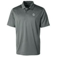 thumbnail image 2 of Men's Cutter & Buck Gray New York Yankees Prospect Eco Textured Stretch Recycled Polo, 2 of 3