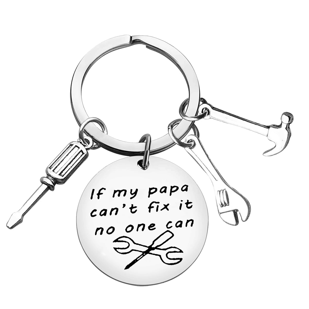 Papa's Favorite Little Girl Kids Bottle Cap Necklace & Chain Grandpa's Girl 03 