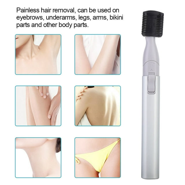 Recortador de cejas eléctrico multifuncional, afeitadora de cejas para depilación corporal sin dolor fácil de quitar el vello en verano EOTVIA NO