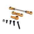 thumbnail image 1 of Vogacara RC Cars 1/28 Servo Arm Metal mejorado varillas de enlace de dirección ensamblado Kit de enlace de repuesto para WLtoys K969 K979 K989 K999 Kits de construcción modelo Oro Vogacara FN010112-03, 1 of 6