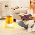 thumbnail image 4 of Mouliraty Space Heater, Electric Heater Small Desktop Heater For Office And Home Use Purpose Quick Heating Mini Heater For Both Heating, 4 of 6