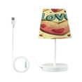 thumbnail image 2 of YAZAOO Table Lamp Creative Heartfelt Whimsy Pattern Simple Pattern Night Light, 2 of 8