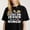 Black-2, variant on Religious themed Graphic for Women Blessed and Spoiled Casual Tee print T Shirt