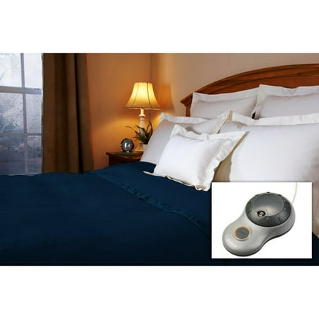 Sunbeam Queen Heated Navy Blanket, 1 Each