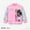 Blush Pink, variant on Girls Bomber Jacket Graphic and Letter Print Colorblock Lightweight Sweatshirt Varsity Jacket Gift Sizes 3-10