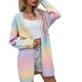 thumbnail image 1 of Cárdigan de playa, cárdigan bohemio de verano para mujer, chaqueta de transición larga para mujer, chaqueta de verano holgada para mujer, chaqueta casual de punto ligera para mujer con, 1 of 5