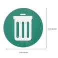 thumbnail image 2 of OULII Trash Can Recycling Stickers Green Durable PVC Garbage Labels for Waste Sorting and Proper Disposal, 2 of 6