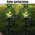 thumbnail image 4 of Lámpara Solar Para Césped Al Aire Libre, Luz De Decoración De Jardín De Primavera De Rana, Lámpara De Enchufe De Tierra Impermeable Para Terrazas, Jardines, Senderos Serendint HA036552-00, 4 of 6