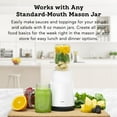 thumbnail image 2 of Tribest PB-420WH-A Personal Blender II, Small Blender for Shakes and Smoothies with Portable Blender Cups, White, 2 of 2
