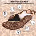 thumbnail image 2 of Almohada de embarazo Chilling Home en forma de U, 147 cm, estampado de leopardo, 2 of 6