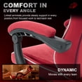 thumbnail image 4 of JONPONY Gaming Chair,400LBS Fabric Gamer Chair with footrest for Adults, High Back Ergonomic Computer Game Chair with Adjustable Headrest and Lumbar Support,Red, 4 of 8