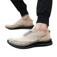 thumbnail image 3 of zuwimk Mens Sneakers,Men's Classic Slip On Canvas Sneaker Tennis Shoes Khaki, 3 of 5