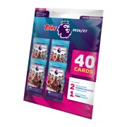 Collectible 2026-27 Topps Premier League Flagship Cards - Mega Multipack 40 Cards + 3 Exclusives