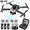 Silver, variant on UUGEE Foldable FPV Drone with 1080P Camera for Kids Adults, RC Quadcopter for Beginners with 3 Batteries & LED Lights, Christmas Birthday Gift