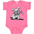 thumbnail image 3 of Inktastic Schnauzer with Heart Boys or Girls Baby Bodysuit, 3 of 5