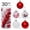 F, variant on Twfbrm Christmas Ornaments Set, 30Pcs Clear Plastic Shatterproof Christmas Ball Hanging Ornaments for Xmas Tree Decorations, for Indoor Home Thanksgiving Party Holiday Decor