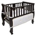 Arm's Reach Sleigh Bed CoSleeper, Espresso