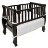 Arm's Reach Sleigh Bed Co-Sleeper, Espresso