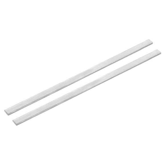 Uxcell 2Pcs 1018 Cold Rolled Carbon Steel Bar, 0.12" x 0.47" x 12" A108 Carbon Steel Rectangular Bar Flat Stock Solid Metal Plate for Machining Industrial Fabrication