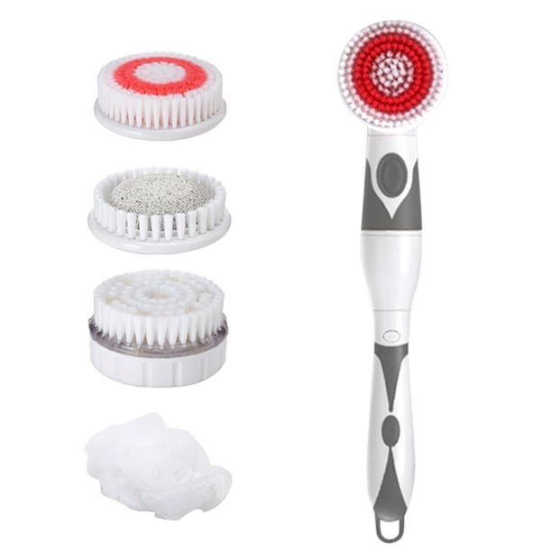 4 in 1 Electric Bath Brush Body Cleansing Brush Multifunctional Back
