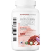 Micro Ingredients Pure Saffron Extract, 240 Veggie Capsules | with High Absorption Fat-Soluble Vitamin C | Mood, Vision & Heart Support | Filler Free