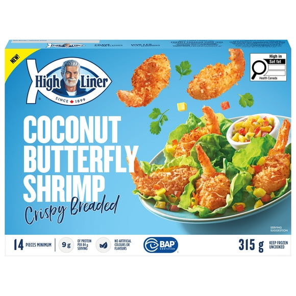Crevettes papillon à la noix de coco de High Liner Crevettes papillon à la noix de coco de High Liner 315G