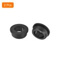 thumbnail image 3 of Uxcell 2Pack Silicone Rubber Grommets 1-3/8" Drill Hole, 1" ID Top Hat Hole Plug Grommet, 3 of 6