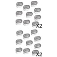 thumbnail image 1 of 40 Pieces Aluminium Steel Wire Rope Cable Ferrules Crimping Loop Sleeves Baoblaze none, 1 of 8