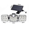 thumbnail image 4 of Luces solares al aire libre, luces de seguridad solares ajustables de 3 modos, 4 of 4