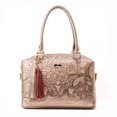 thumbnail image 1 of Bolso Para Dama Tipo Bowling AngeLozano Modelo Mercedes Oro Rosado, 1 of 4