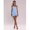 Baby Blue, variant on Baby Blue Women's Solid Color Ruffled Hem Bandeau Dress, Dresses For